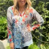 Silvermaple Collection Natalie Shirt | Winter Floral
