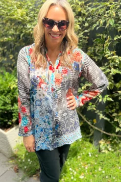 Silvermaple Collection Natalie Shirt | Winter Floral