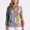 Silvermaple Collection Positano Shirt | Purple Paradise