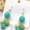 Silvermaple Collection Sandra Ball Earrings | Green