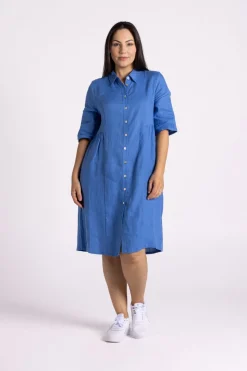 Silvermaple Collection Sandy Button Dress | Royal