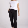 Silvermaple Collection The Ultimate 7/8 Cuff Pant | Black