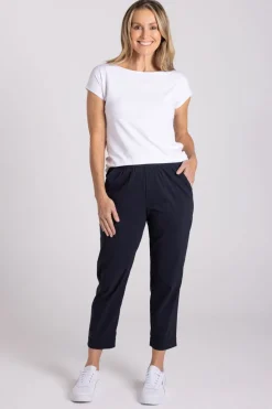 Silvermaple Collection The Ultimate 7/8 Cuff Pant | Navy