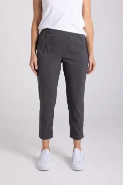 Silvermaple Collection The Ultimate 7/8 Cuff Pant | Gunmetal