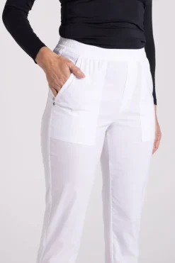 Silvermaple Collection The Ultimate 7/8 Cuff Pant | White