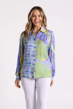 Silvermaple Collection Tuscany Shirt | Blue Multi