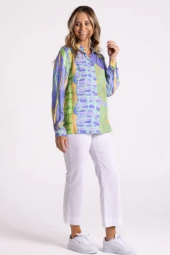 Silvermaple Collection Tuscany Shirt | Blue Multi