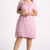 Silvermaple Collection Vanessa Ruffle Hem Dress | Pink