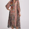 Silvermaple Collection Zara Mandarin Maxi Dress | Eden Noir