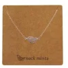 Sitting Bird Necklace | Rose Gold