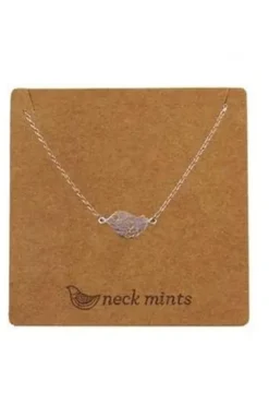 Sitting Bird Necklace | Rose Gold