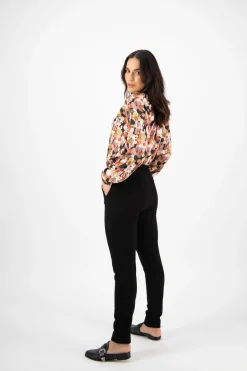 Skinny Leg with Cuff | Black