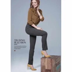 Slim Leg Bengaline Pant | Black