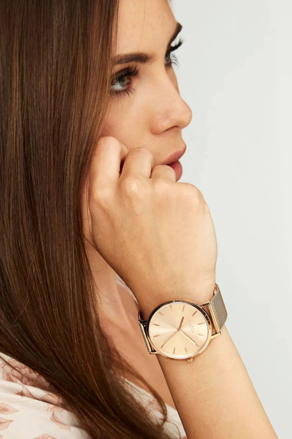 Takoda Lustre Watch | Rose Gold