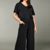 Tani Culotte Resort Pant | Black