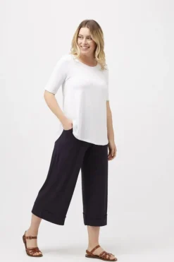 Tani Culotte Resort Pant | Navy