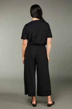 Tani Culotte Resort Pant | Black