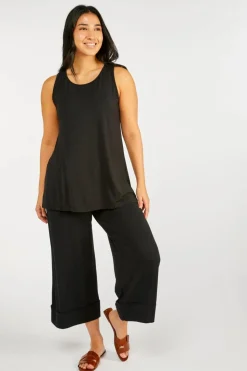 Tani Culotte Resort Pant | Black