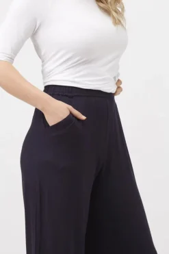 Tani Culotte Resort Pant | Navy