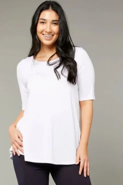 Tani Elbow Swing Tee | White 79765