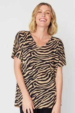 Tani Ivy Swing Tee | Sahara | 79811