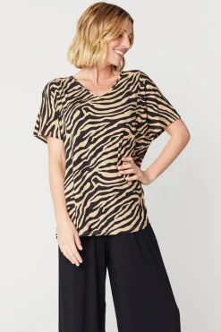 Tani Ivy Swing Tee | Sahara | 79811