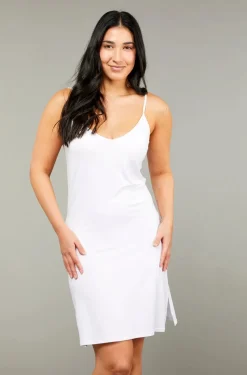 Tani Short Slip | White