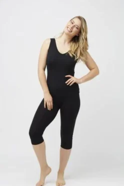 Tani Tank V Neck | Black