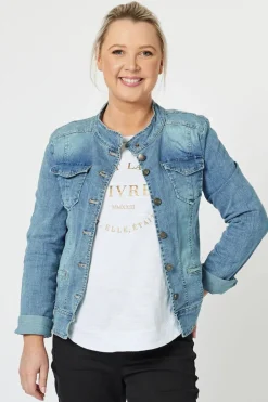 Threadz & Clarity Maggie Denim Jacket | Denim