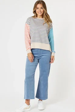 Threadz & Clarity Maxwell Sweat | Blue Multi
