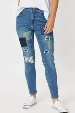 Threadz & Clarity Sofia Patch Jean | Denim