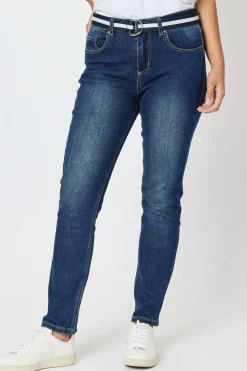 Threadz Sammi Slim Leg Jean | Dark Denim