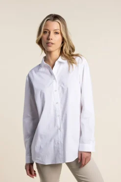 Two T's Cotton Shirt | White