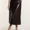 Two T's Faux Leather Skirt | Coco