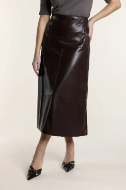 Two T's Faux Leather Skirt | Coco