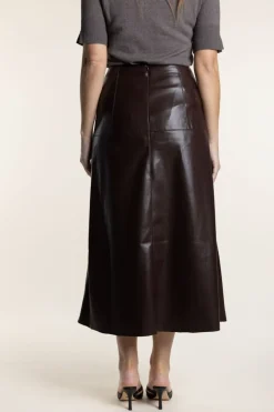 Two T's Faux Leather Skirt | Coco