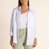 Two T's Linen Shirt | White