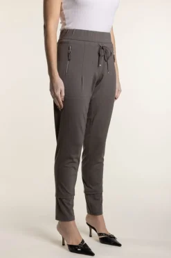 Two T's Ponte Panelled Legging | Clove