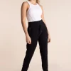 Two T's Ponti Panel Pant | Black