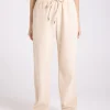 Two T's Velour Pant | Almond