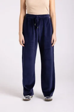 Two T's Velour Pant | French Navy