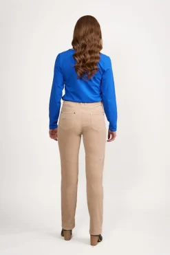 Vassalli Straight Leg Pinwale Cord Pant | Oat