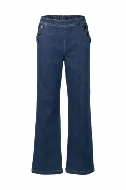 Vassalli Wide Leg Jean | Dark Indigo