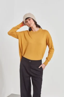 Verge Lost Sweater | Mustard