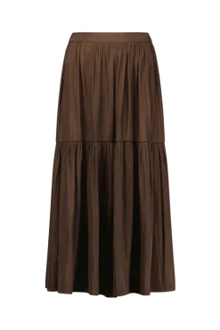 Verge Strike Skirt | Chocolate