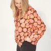 Verge Theme Shirt | Coral Print