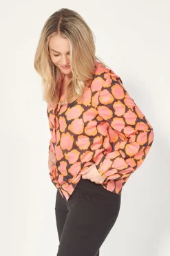 Verge Theme Shirt | Coral Print