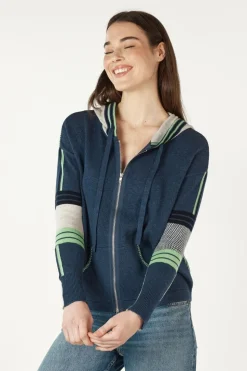 Zaket & Plover Multi Media Hoodie | Denim