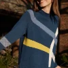 Zaket & Plover Road Map Jumper | Denim