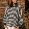 Zaket & Plover Texture Jumper | Denim
